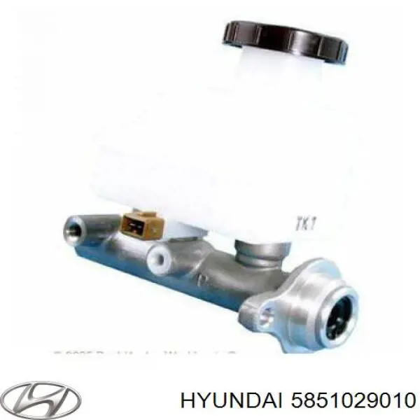 Do koszyka Główny cylinder hamulców Hyundai Coupe I RD