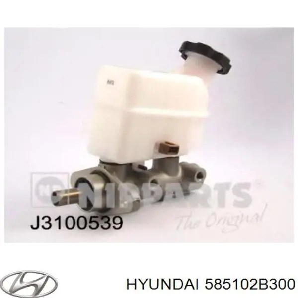 Główny cylinder hamulców Hyundai/Kia 585102B300 cena, od 39,21 USD