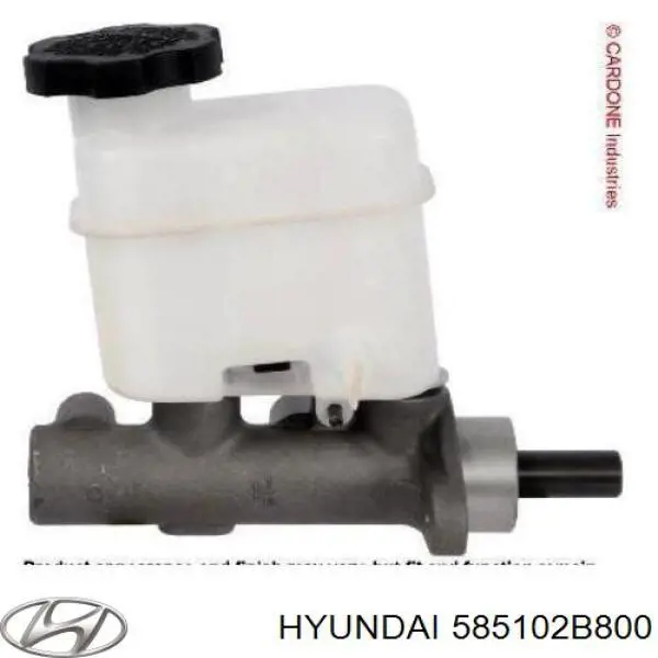 Do koszyka 585102B800 Hyundai/Kia Główny cylinder hamulców