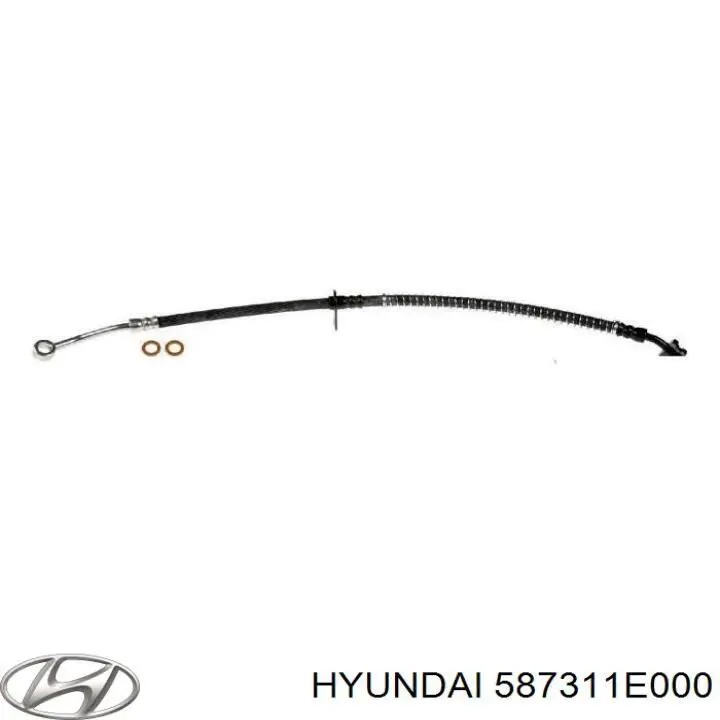 Przewód hamulcowy tylny lewy Hyundai/Kia 587311E000 cena, od 41,67 USD
