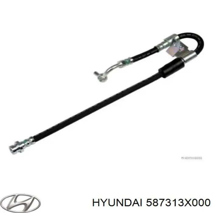 587313X000 Hyundai/Kia Wąż hamulcowy z przodu w lewo