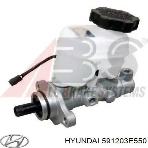591203E550 Hyundai/Kia Główny cylinder hamulców