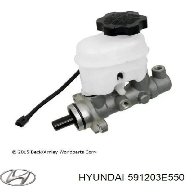 Do koszyka 591203E550 Hyundai/Kia Główny cylinder hamulców