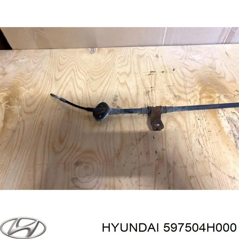 597504H000 Hyundai/Kia Linka hamulca ręcznego przednia
