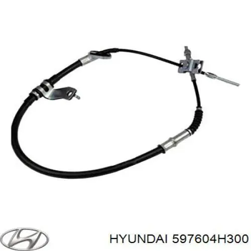 Linka hamulca ręcznego tylna lewa Hyundai/Kia 597604H300 cena, od 27,46 USD