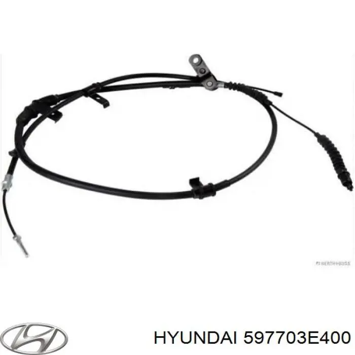 597703E400 Hyundai/Kia Linka hamulca ręcznego tylna prawa