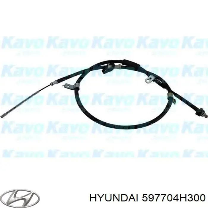 Linka hamulca ręcznego tylna prawa Hyundai/Kia 597704H300 cena, od 25,47 USD