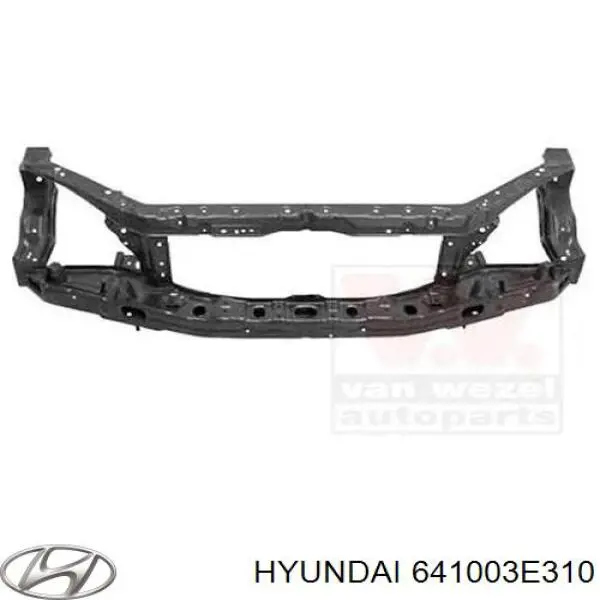 Do koszyka Osłona chłodnicy kompletna (panel mocowania reflektorów) KIA Sorento I JC