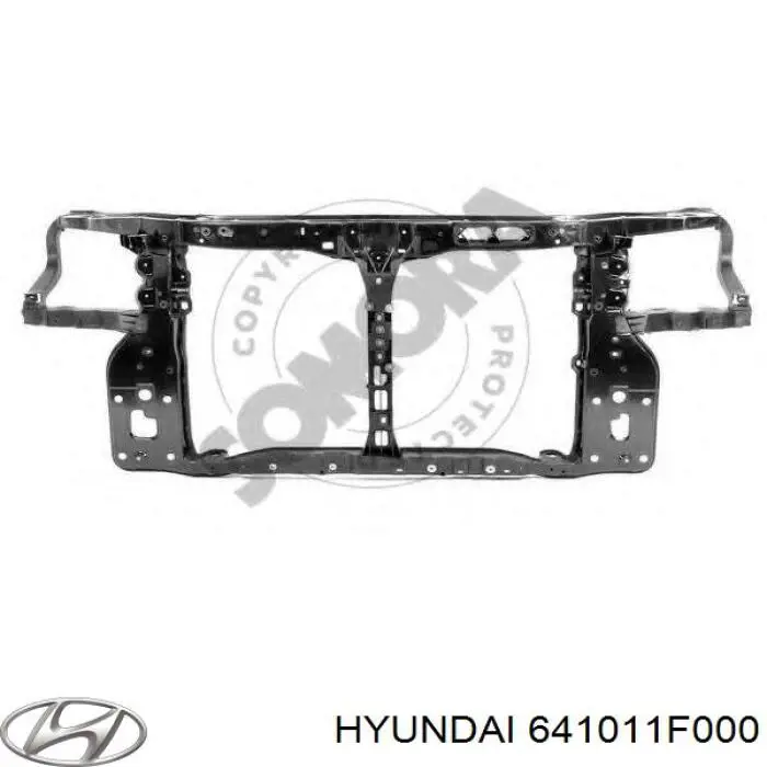 Osłona chłodnicy kompletna (panel mocowania reflektorów) KIA Sportage II SUV (JE) (2004 - 2010) cena, od 121,42 USD