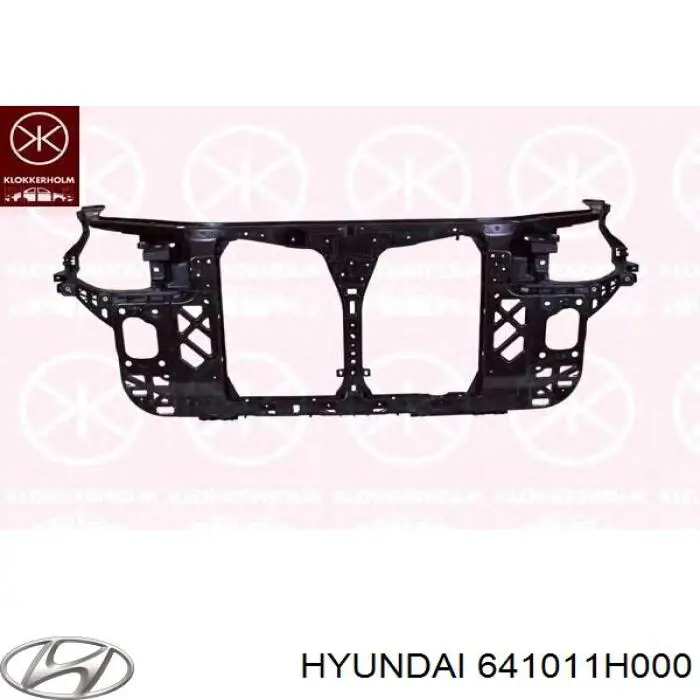 Osłona chłodnicy kompletna (panel mocowania reflektorów) Hyundai/Kia 641011H000 cena, od 134,27 USD