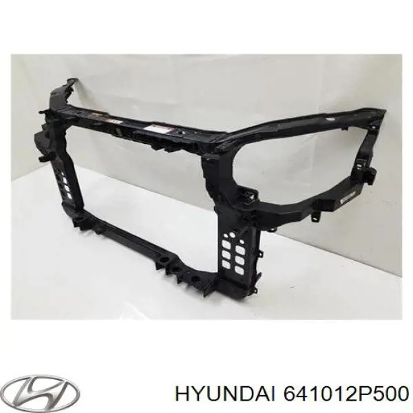 Do koszyka 641012P500 Hyundai/Kia Osłona chłodnicy kompletna (panel mocowania reflektorów)