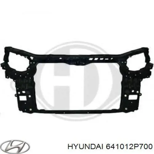 Osłona chłodnicy kompletna (panel mocowania reflektorów) Hyundai/Kia 641012P700 cena, od 208,24 USD