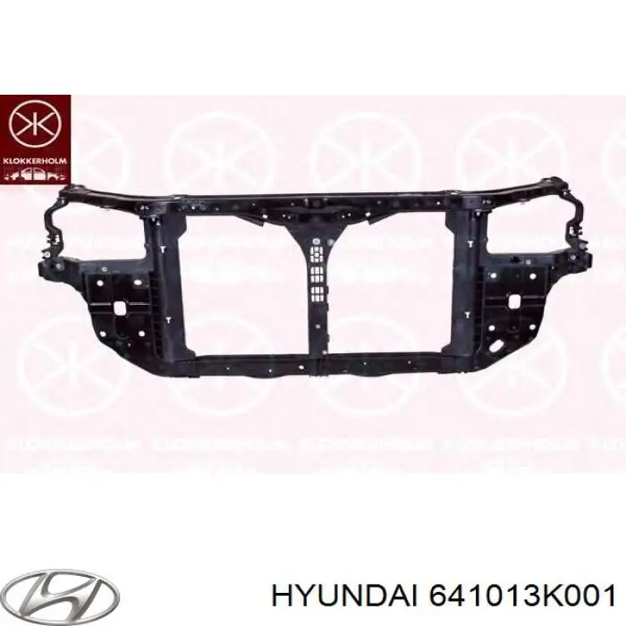Do koszyka Osłona chłodnicy kompletna (panel mocowania reflektorów) Hyundai Sonata V NF