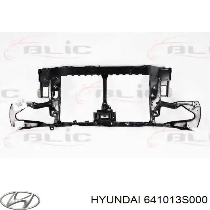 Osłona chłodnicy kompletna (panel mocowania reflektorów) Hyundai/Kia 641013S000 cena, od 358,37 USD