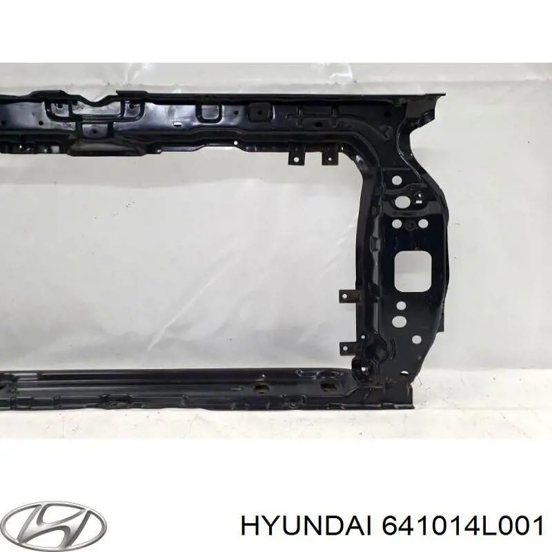 Do koszyka 641014L001 Hyundai/Kia Osłona chłodnicy kompletna (panel mocowania reflektorów)
