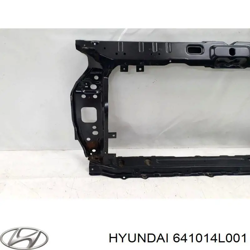 Do koszyka 641014L001 Hyundai/Kia Osłona chłodnicy kompletna (panel mocowania reflektorów)