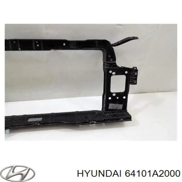 Do koszyka 64101A2000 Hyundai/Kia Osłona chłodnicy kompletna (panel mocowania reflektorów)