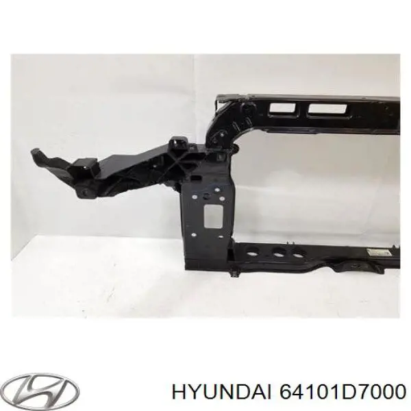 Do koszyka 64101D7000 Hyundai/Kia Osłona chłodnicy kompletna (panel mocowania reflektorów)