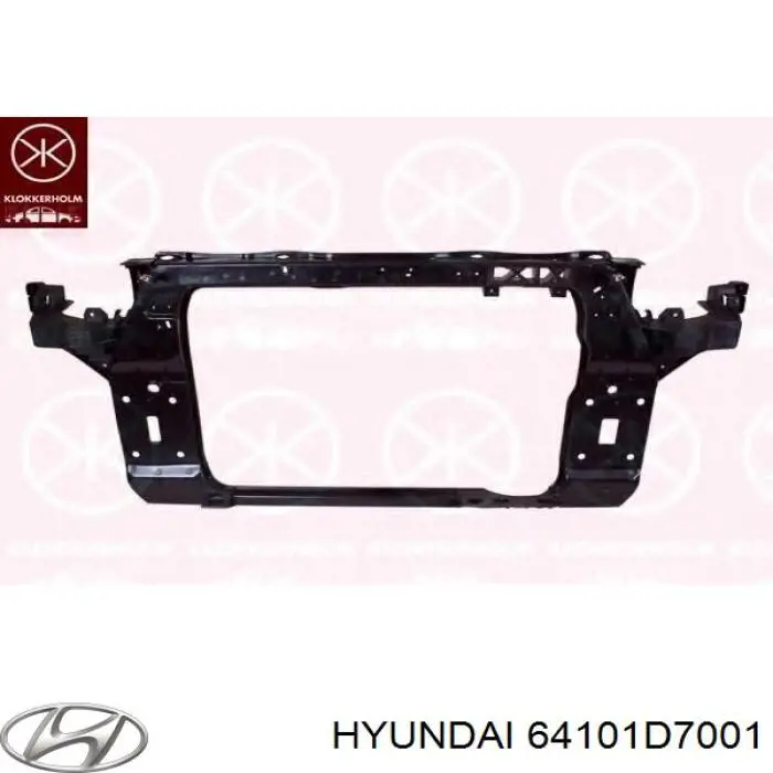 Osłona chłodnicy kompletna (panel mocowania reflektorów) do Hyundai Tucson III TL