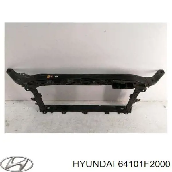 Do koszyka 64101F2000 Hyundai/Kia Osłona chłodnicy kompletna (panel mocowania reflektorów)