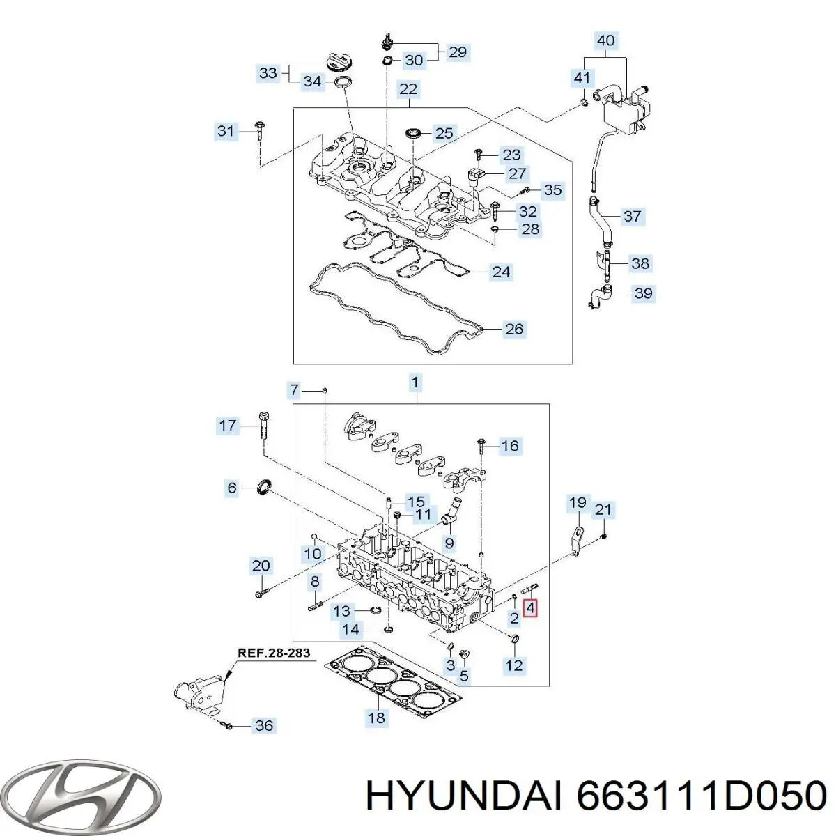 Błotnik przedni lewy Hyundai/Kia 663111D050 cena, od 139,61 USD