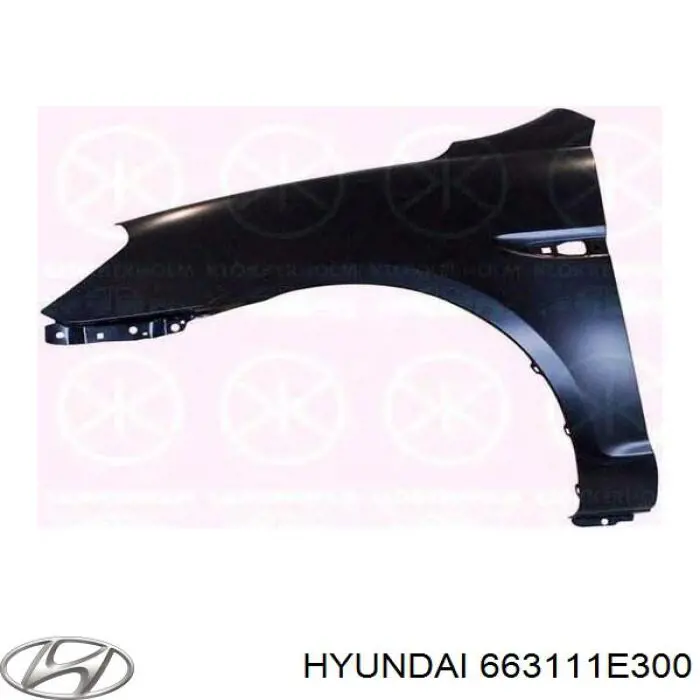 663111E300 Hyundai/Kia Błotnik przedni lewy