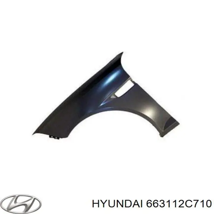 Błotnik przedni lewy Hyundai/Kia 663112C710 cena, od 295,08 USD