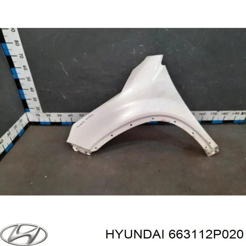 Błotnik przedni lewy Hyundai/Kia 663112P020 cena, od 104,12 USD