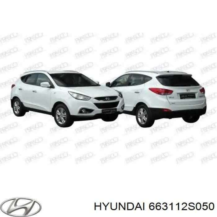 Błotnik przedni lewy do Hyundai Tucson II TM