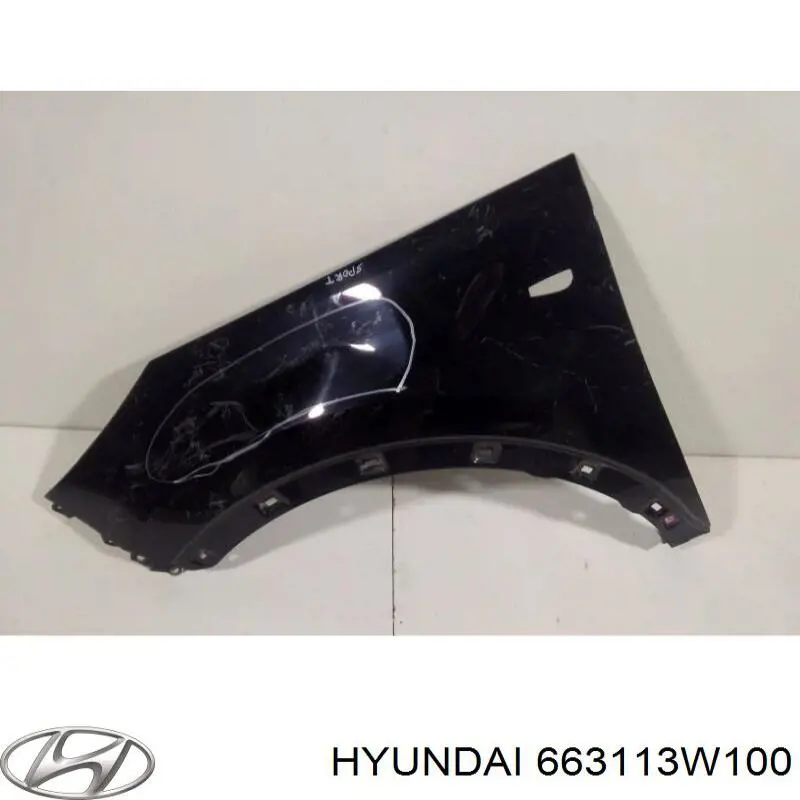 Błotnik przedni lewy Hyundai/Kia 663113W100 cena, od 64,07 USD