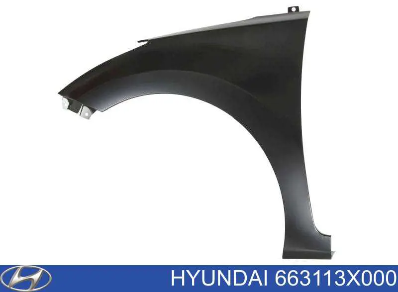 Błotnik przedni lewy Hyundai/Kia 663113X000 cena, od 44,56 USD