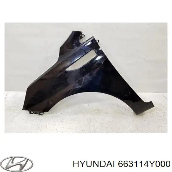 Błotnik przedni lewy 663114Y000 Hyundai/Kia