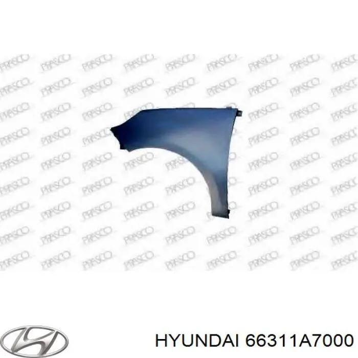 Błotnik przedni lewy KIA Cerato III sedana (YD) (2012 - 2019) cena, od 59,13 USD