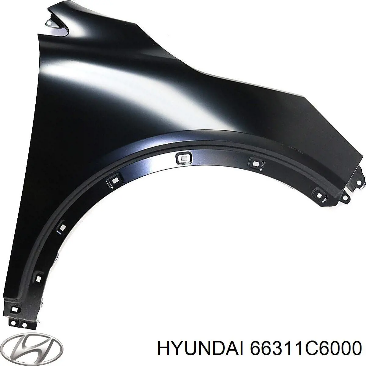 66311C6000 Hyundai/Kia Błotnik przedni lewy