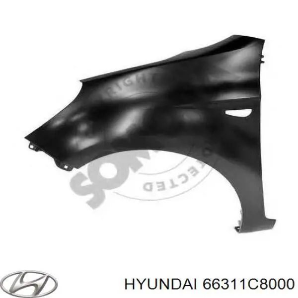 Błotnik przedni lewy Hyundai/Kia 66311C8000 cena, od 160,17 USD