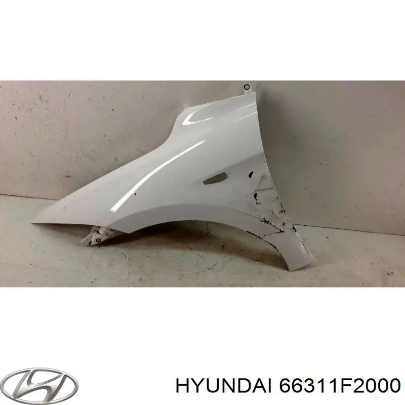 66311F2000 Hyundai/Kia Błotnik przedni lewy