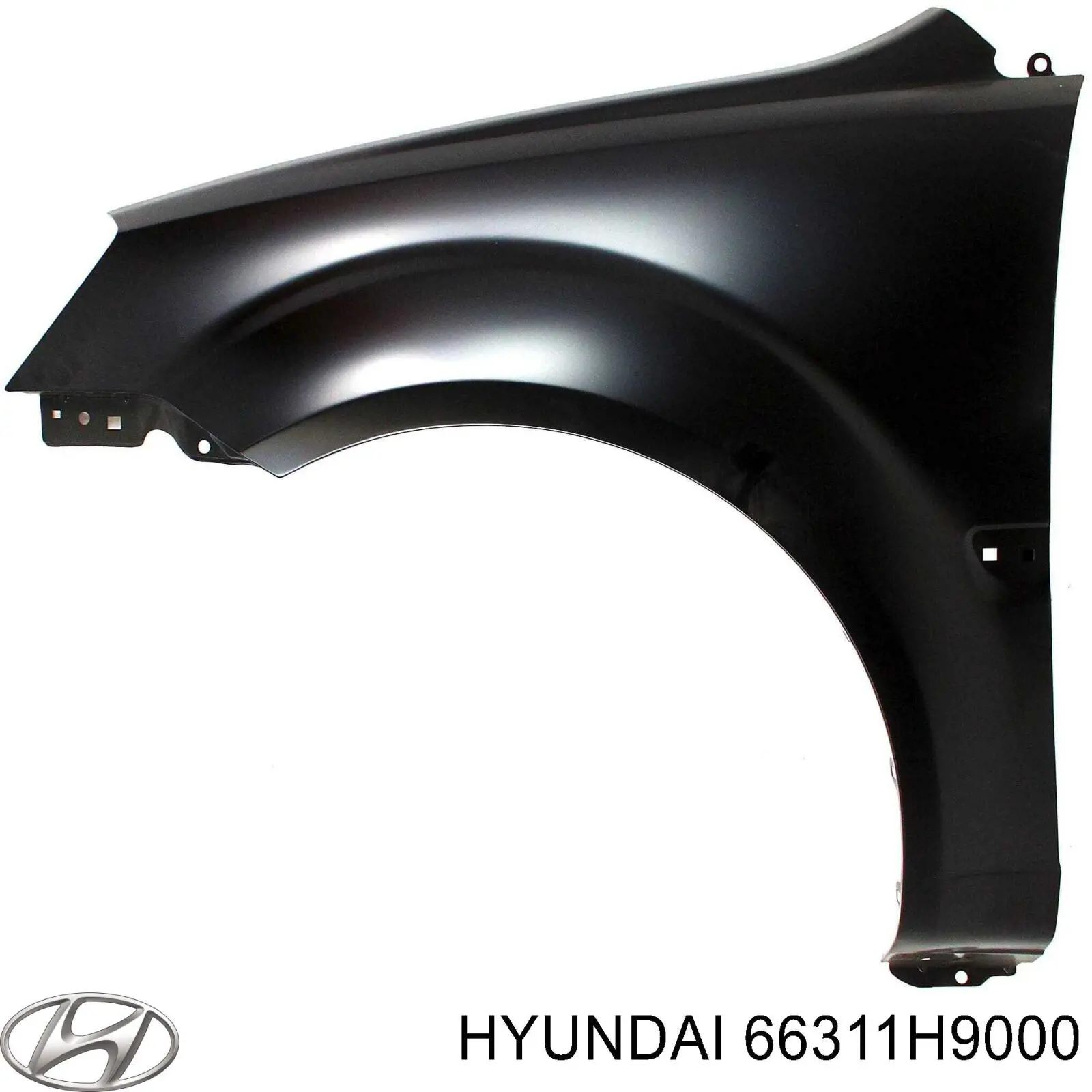 66311H8000 Hyundai/Kia Błotnik przedni lewy