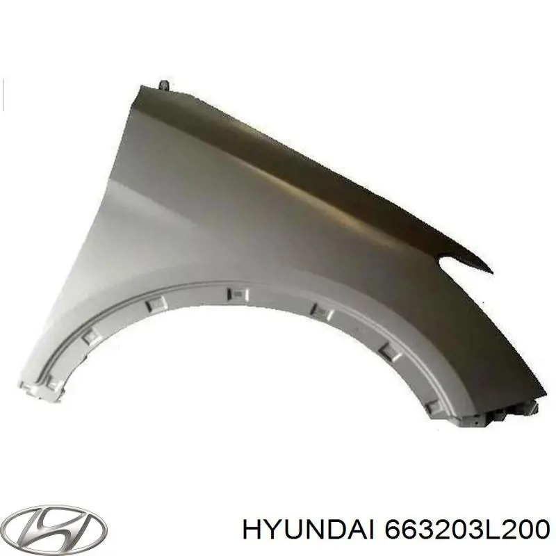 Błotnik przedni prawy Hyundai Grandeur sedana (TG) (2005 - 2010) cena, od 240,69 USD