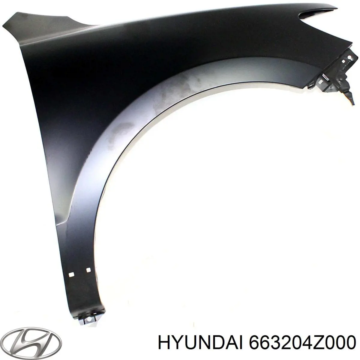 Błotnik przedni prawy Hyundai/Kia 663204Z000 cena, od 66,67 USD