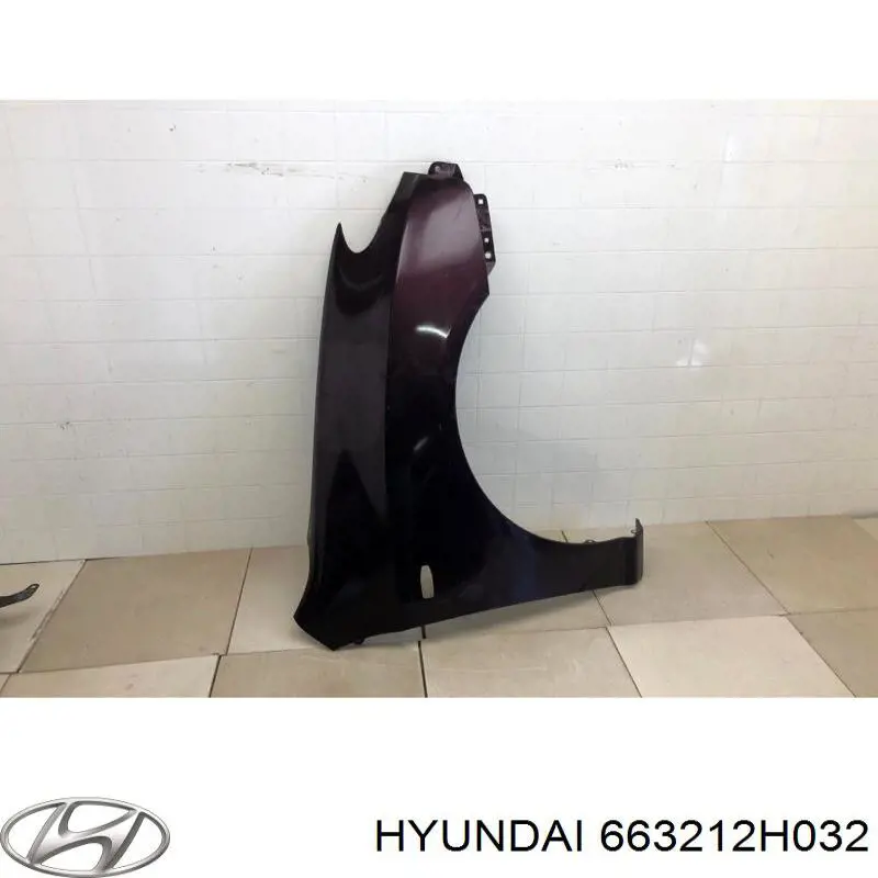 Błotnik przedni prawy Hyundai/Kia 663212H032 cena, od 52,60 USD