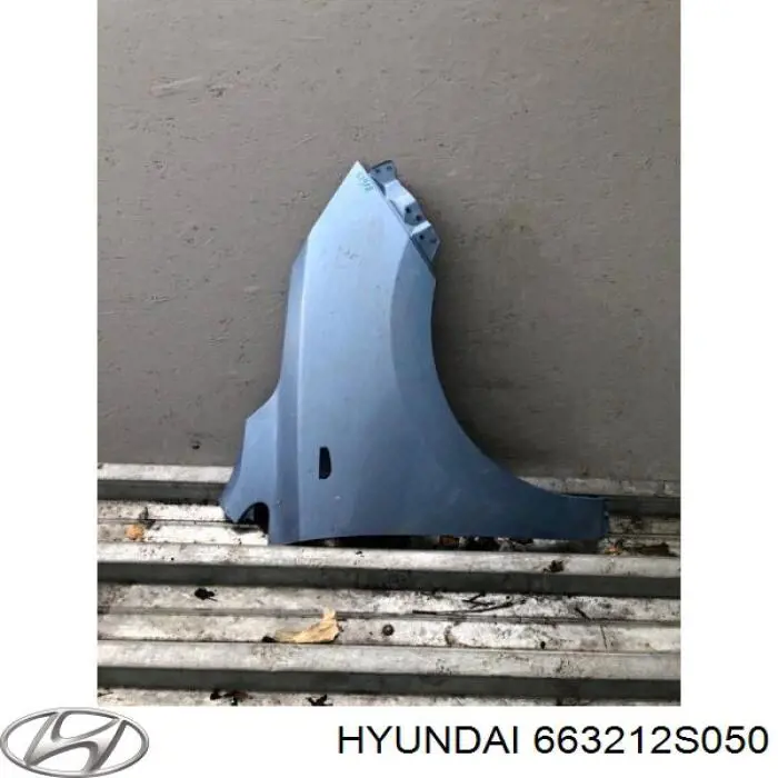Do koszyka 663212S050 Hyundai/Kia Błotnik przedni prawy