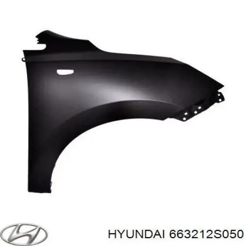 663212S050 Hyundai/Kia Błotnik przedni prawy