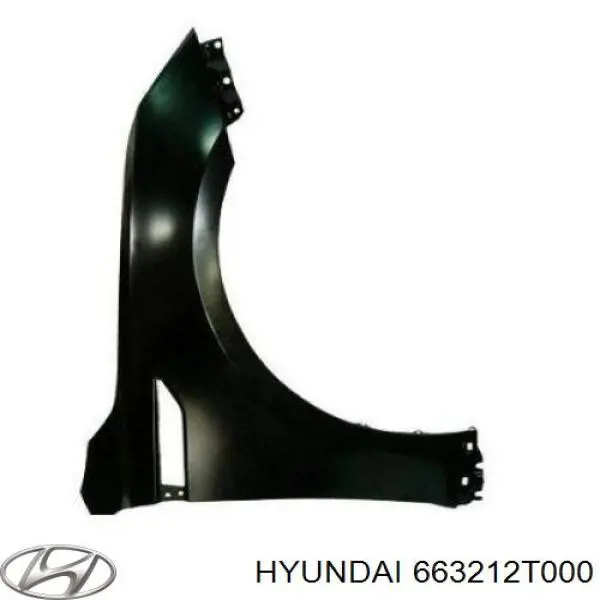 Błotnik przedni prawy Hyundai/Kia 663212T000 cena, od 55,60 USD