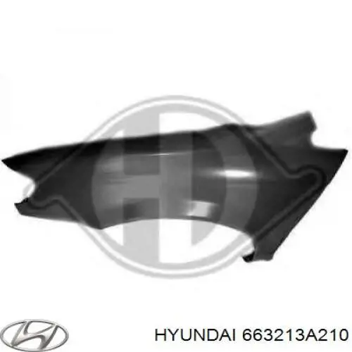 Błotnik przedni prawy Hyundai Trajet minivan (FO) (2000 - 2010) cena, od 138,95 USD