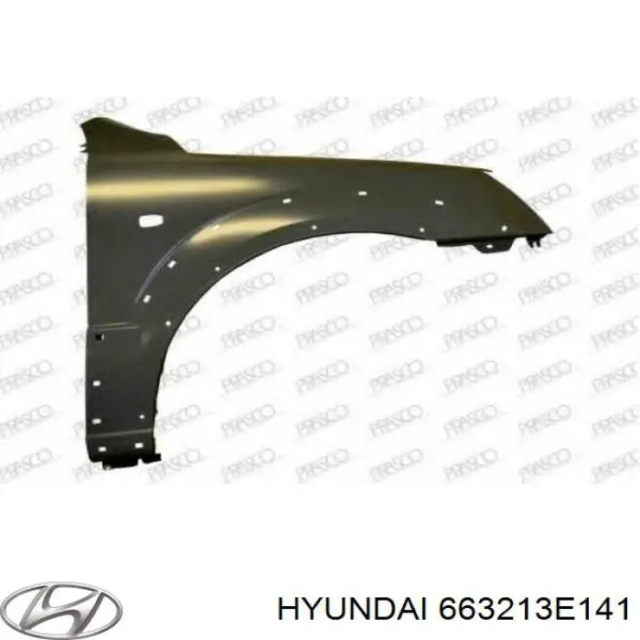 Błotnik przedni prawy do KIA Sorento I JC