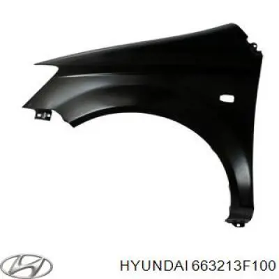 Błotnik przedni prawy KIA Opirus sedana (GH) (2003 - 2006) cena, od 214,43 USD