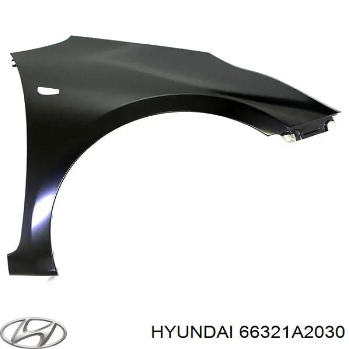 Do koszyka 66321A2030 Hyundai/Kia Błotnik przedni prawy