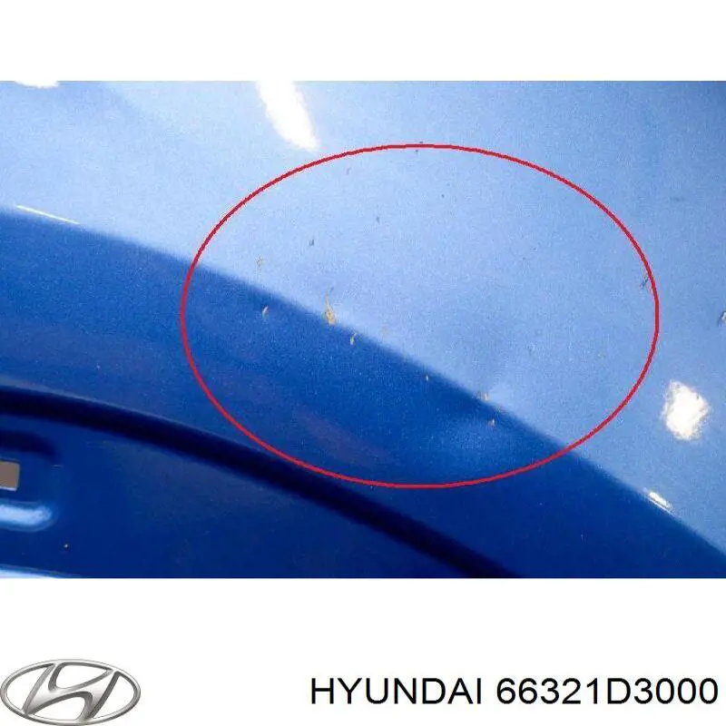 Błotnik przedni prawy Hyundai/Kia 66321D3000 cena, od 75,93 USD