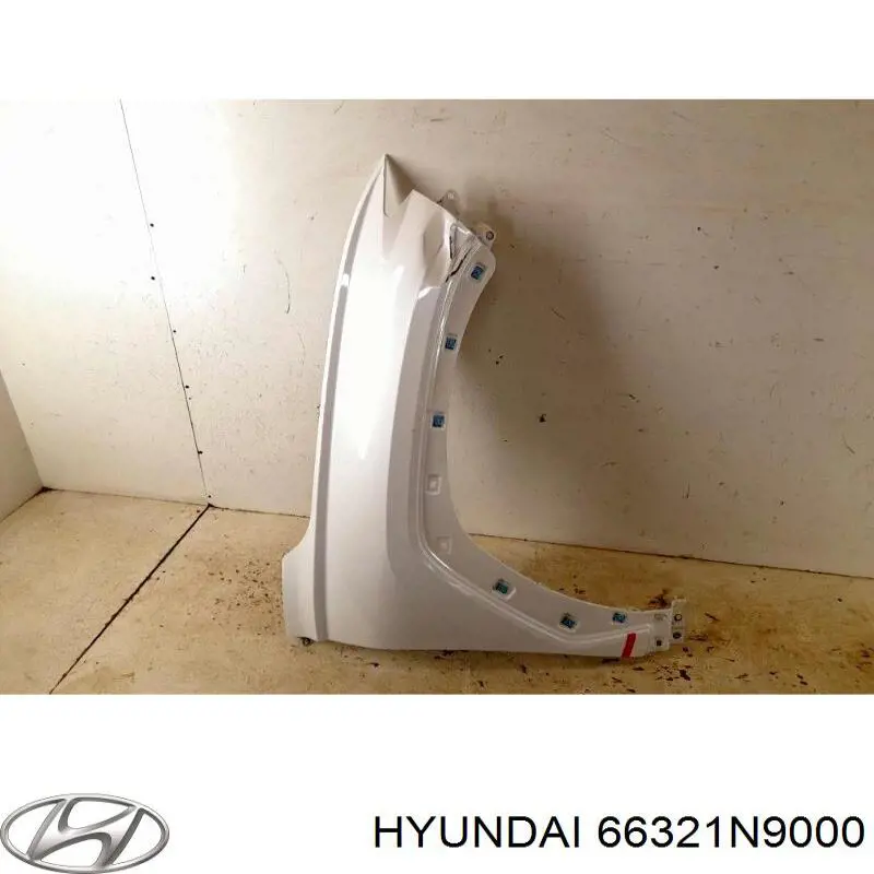 Błotnik przedni prawy 66321N9000 HYUNDAI