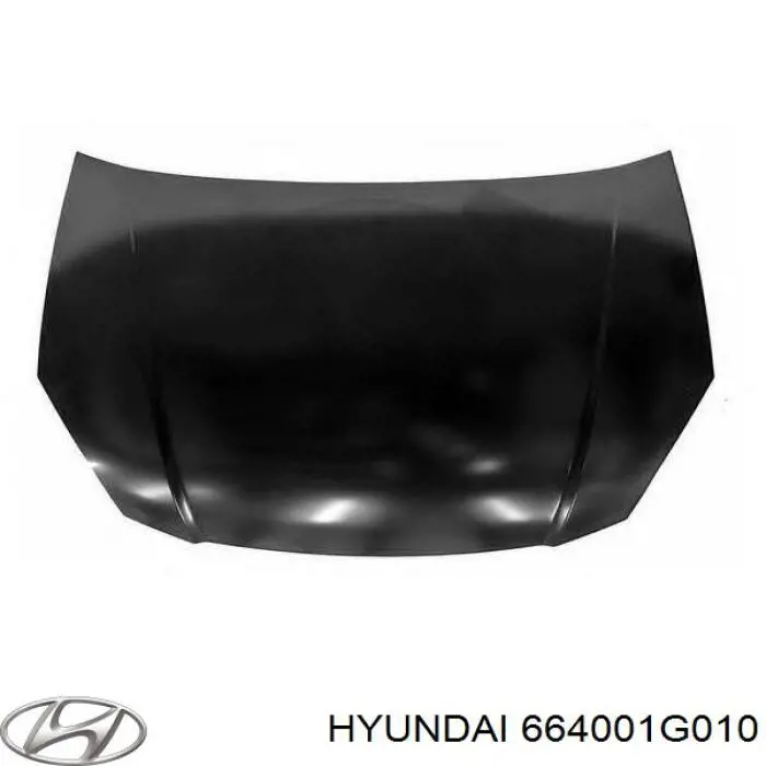 Do koszyka 664001G010 Hyundai/Kia Maska silnika